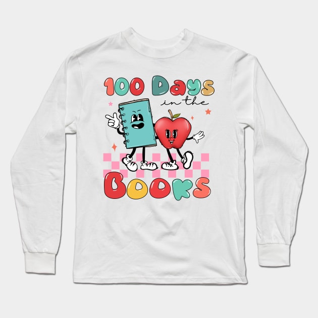 100 Days In The Books Long Sleeve T-Shirt by badrianovic